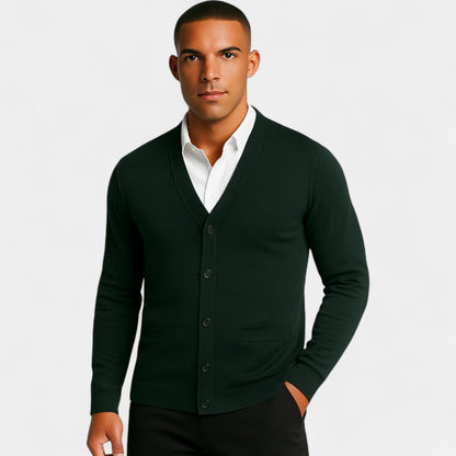 Alton | Men’s Slim Fit Cotton Button Cardigan