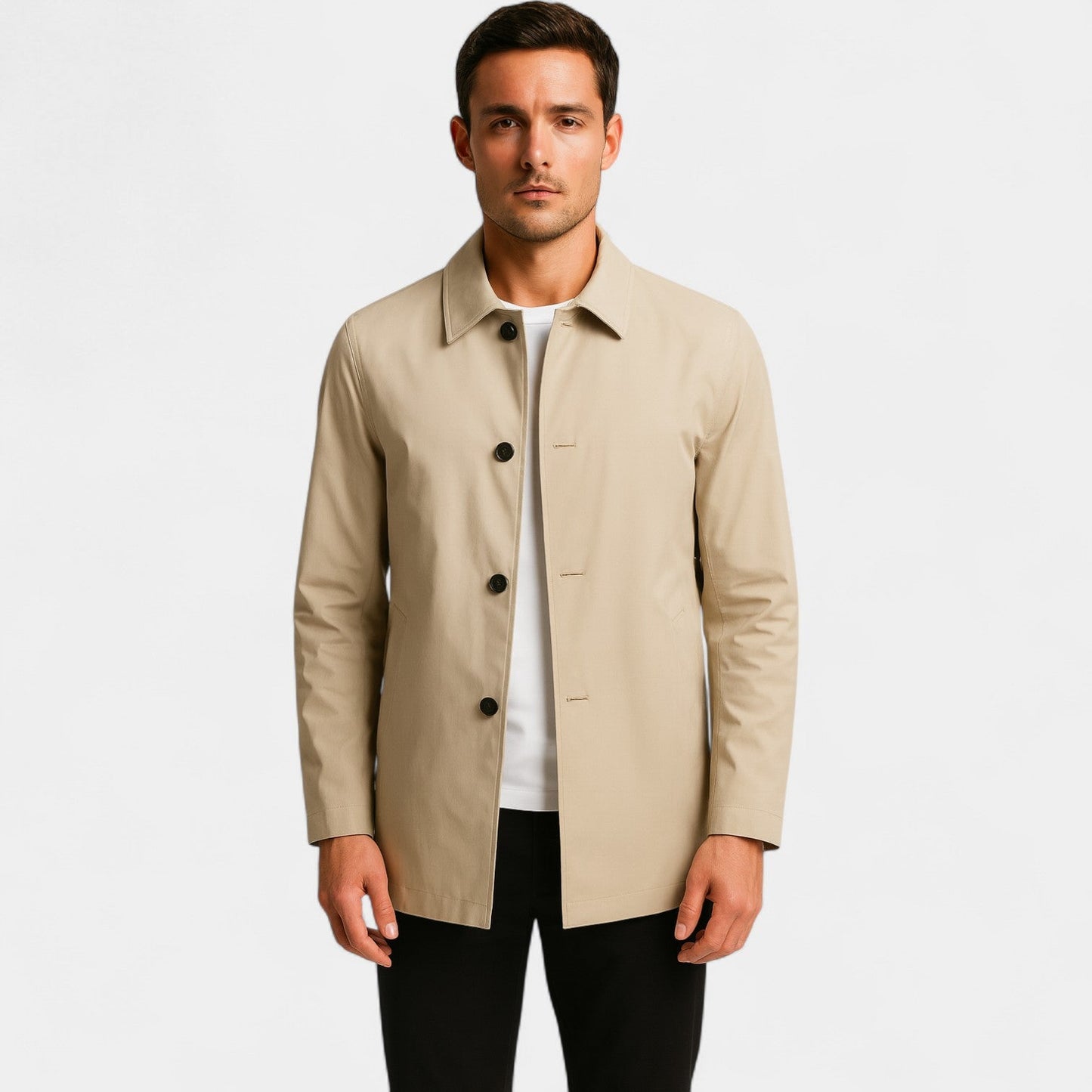 Averon | Men’s Mid-Length Lightweight Trench Coat