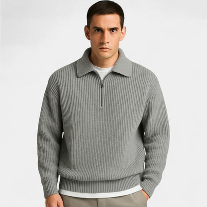 Caspian | Men’s Half-Zip Knit Sweater