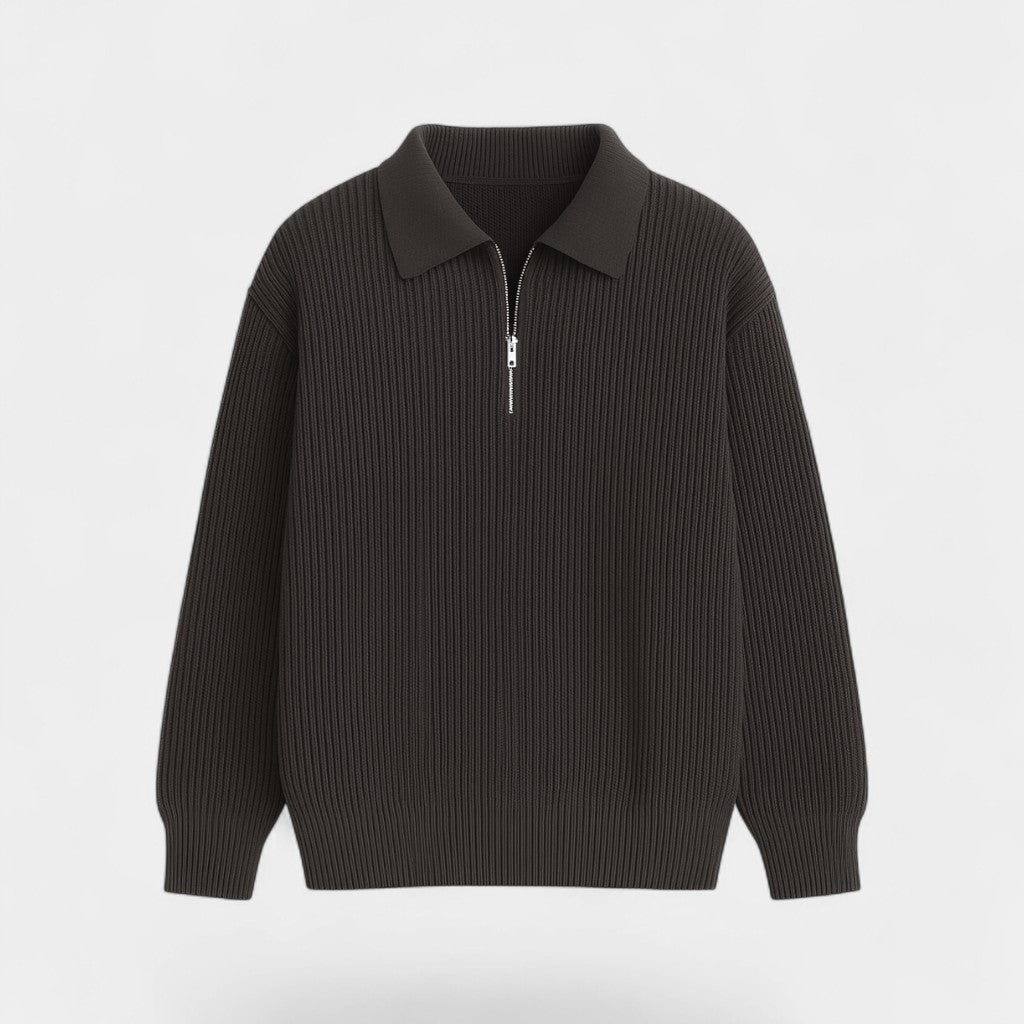 Caspian | Men’s Half-Zip Knit Sweater