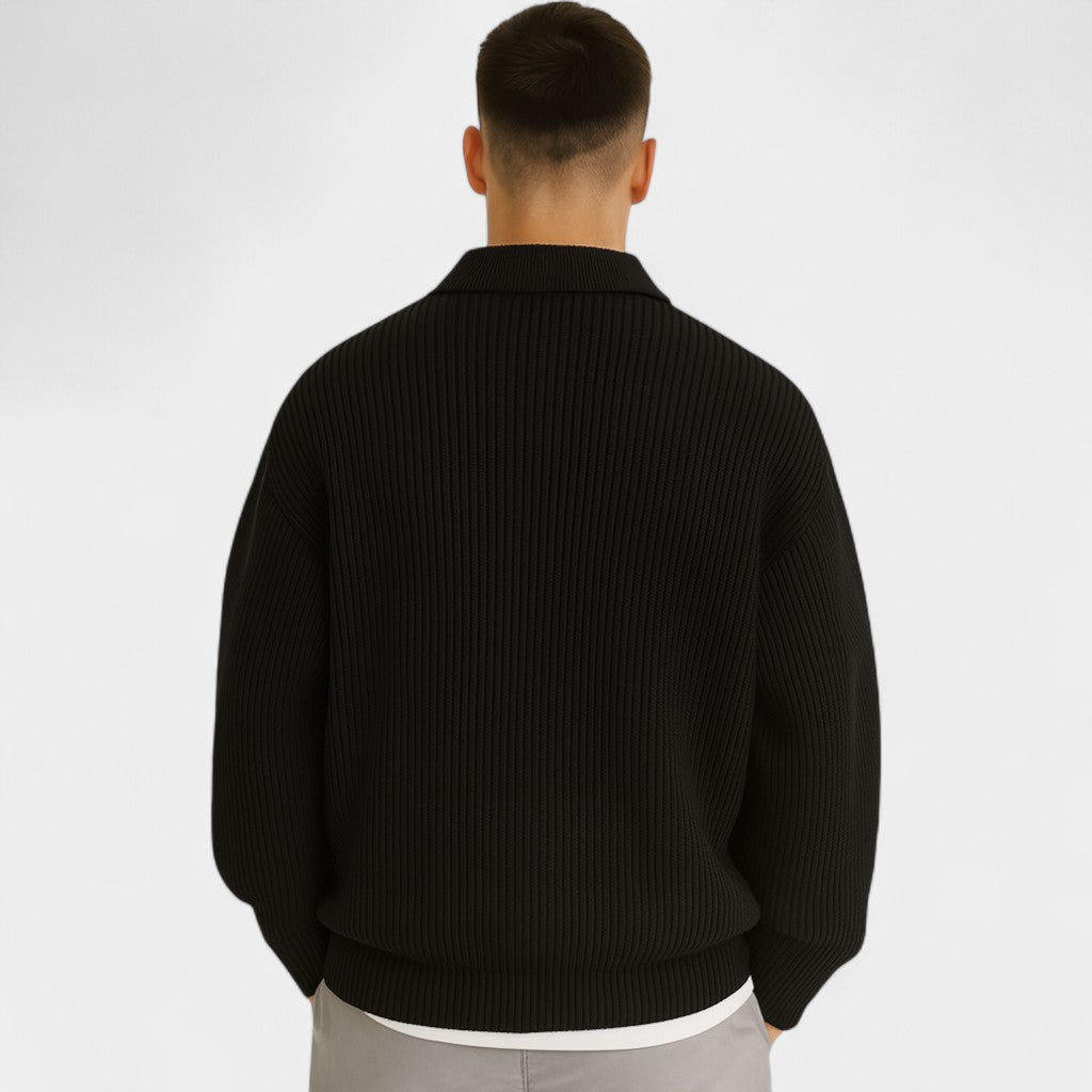 Caspian | Men’s Half-Zip Knit Sweater