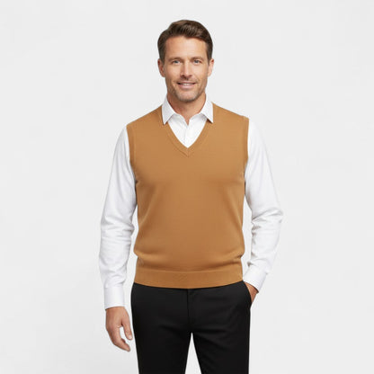 Eldric | Men’s Cotton Sleeveless Knit Vest