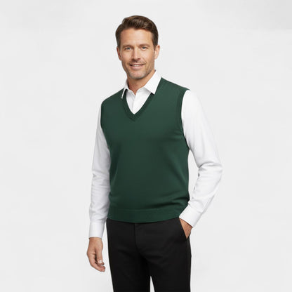 Eldric | Men’s Cotton Sleeveless Knit Vest