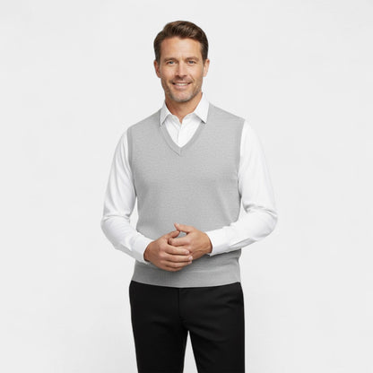 Eldric | Men’s Cotton Sleeveless Knit Vest