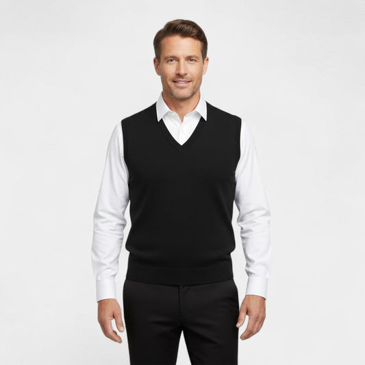 Eldric | Men’s Cotton Sleeveless Knit Vest