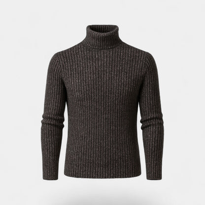 Lucien | Men’s Slim Fit Wool Blend Turtleneck Sweater