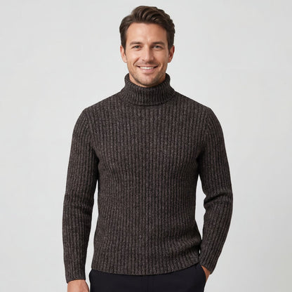Lucien | Men’s Slim Fit Wool Blend Turtleneck Sweater